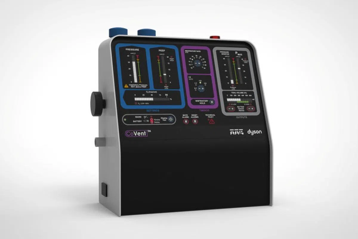  戴森CoVent呼吸机的雏形。（路透社） 