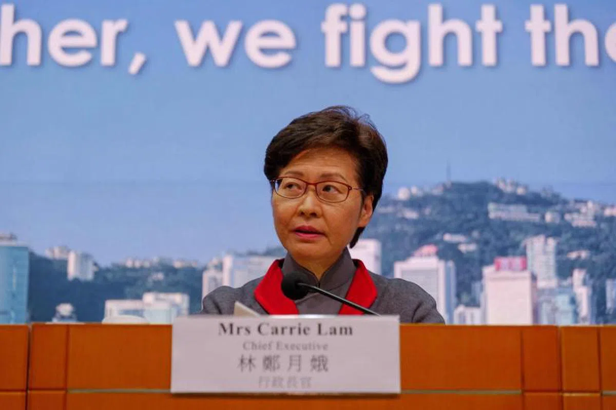 香港特首林郑月娥。（法新社）