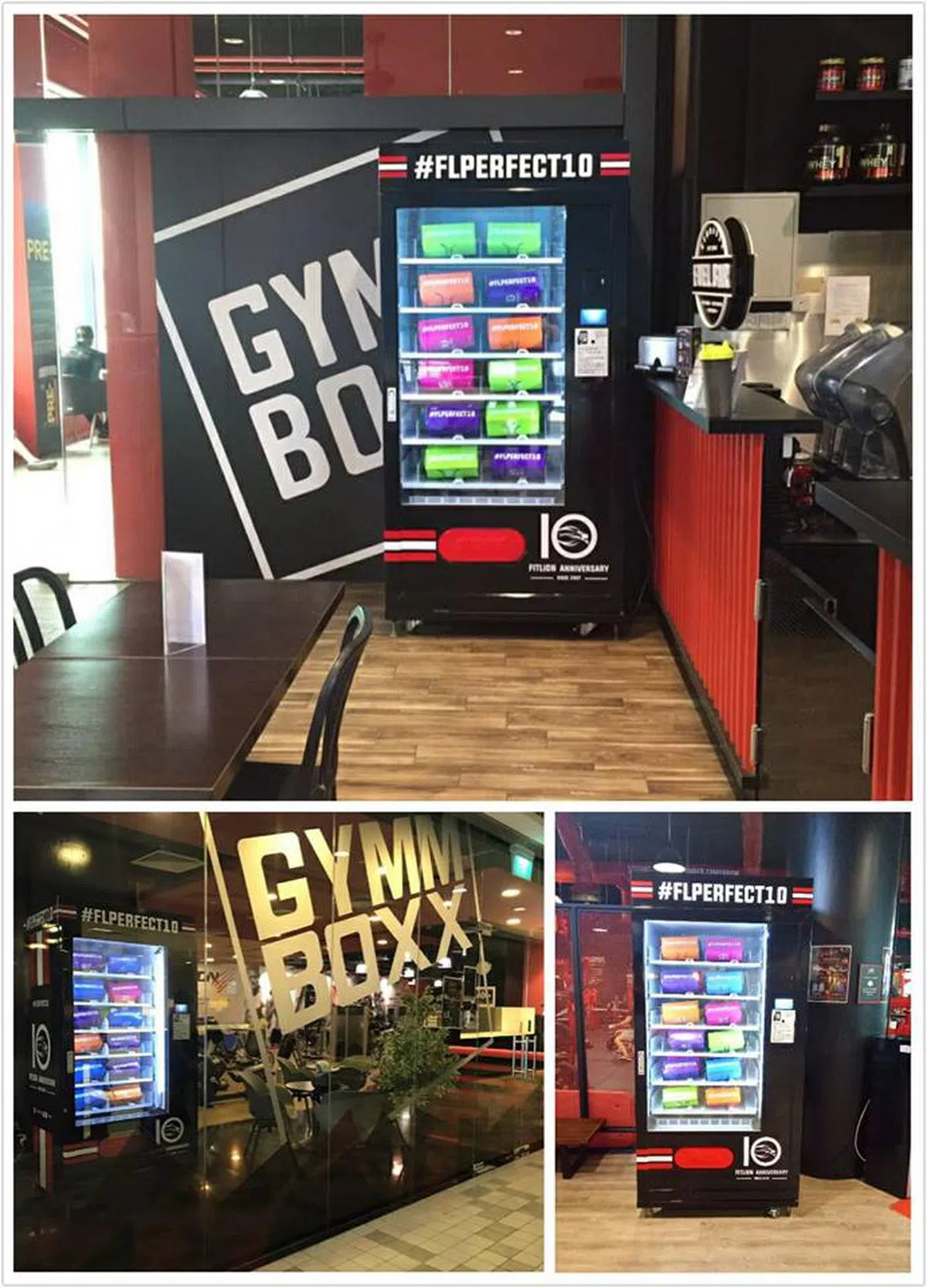  吉丰民众俱乐部提供的健康餐饮选择。（GYMMBOXX面簿） 