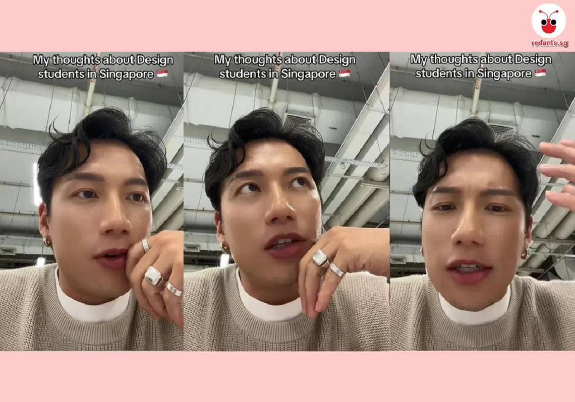 拉萨尔艺术学院讲师Shawn Soh觉得，本地美术学生表达创意也必须先问过老师，让他感到纳闷。（红蚂蚁制图）