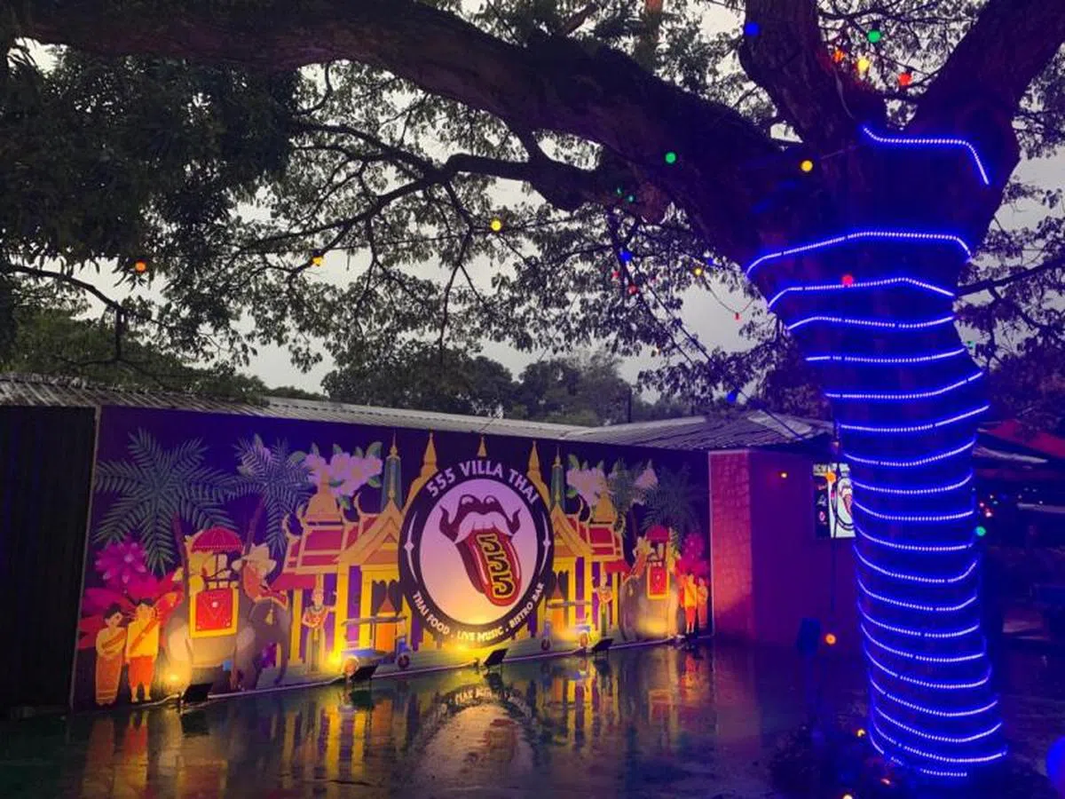 555 Villa泰国餐厅。（叶孝忠摄）