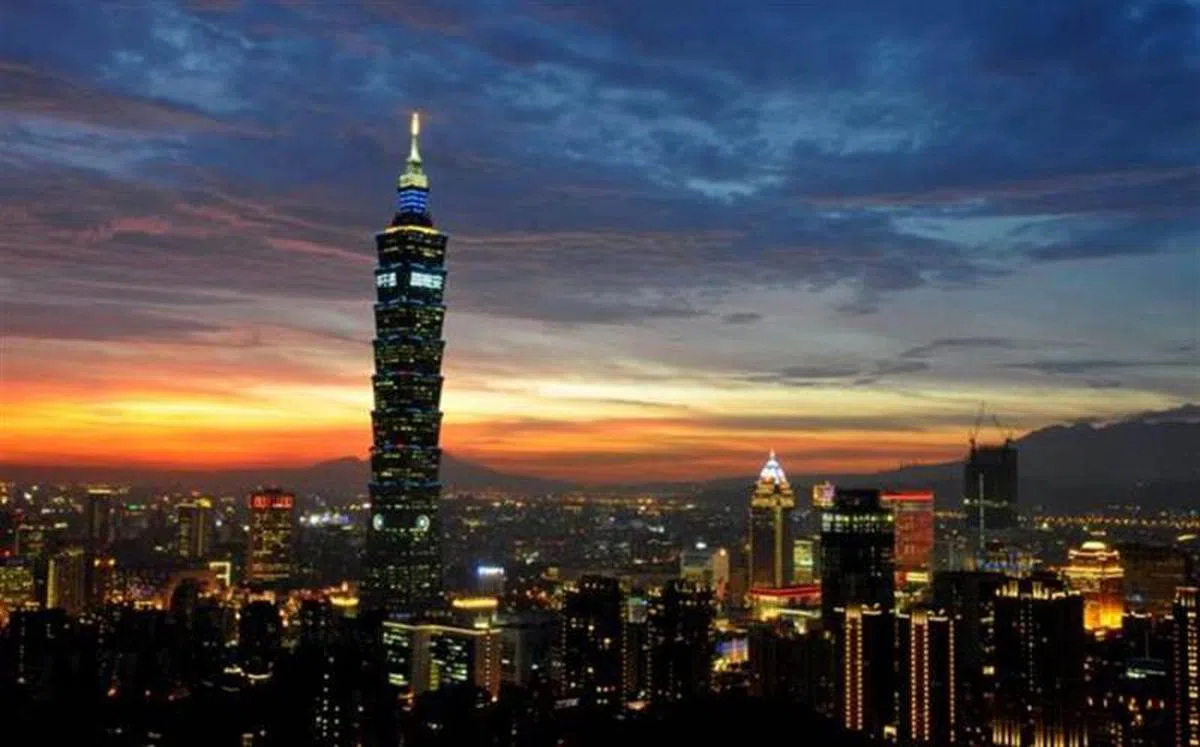  台北101是台北市的标志建筑。（中时电子报） 