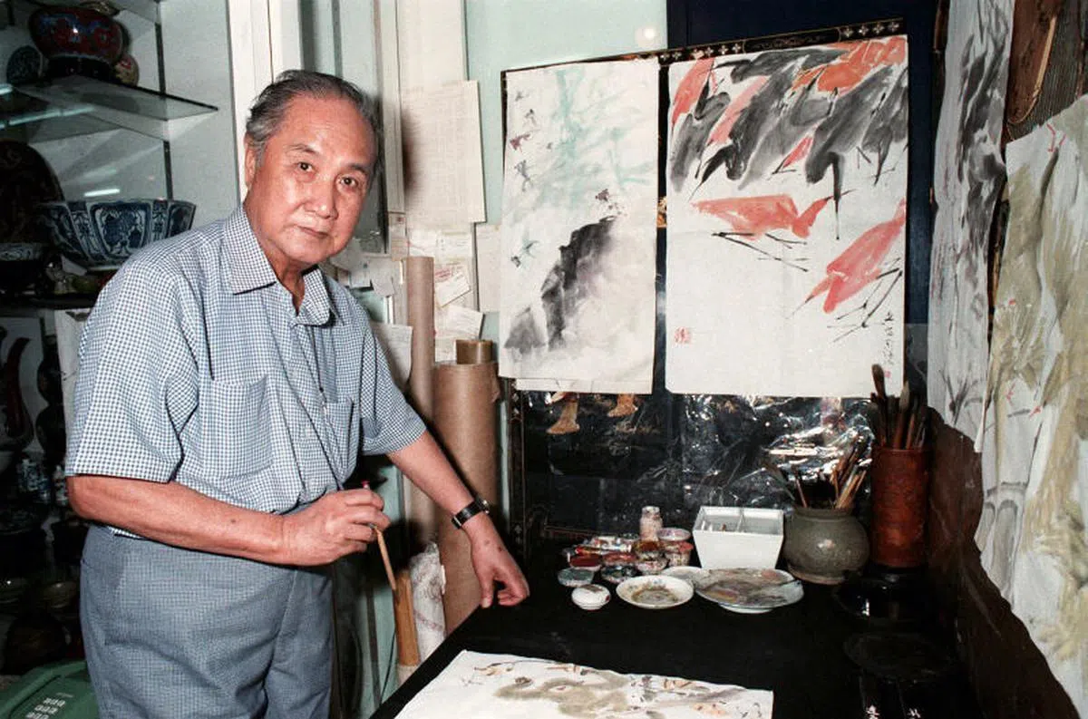  已故画家陈文希。（海峡时报） 