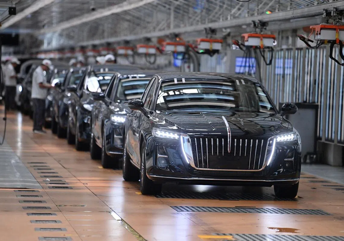 在中国有“国车”地位的豪华品牌红旗将于明年进入新加坡市场。（中新社）