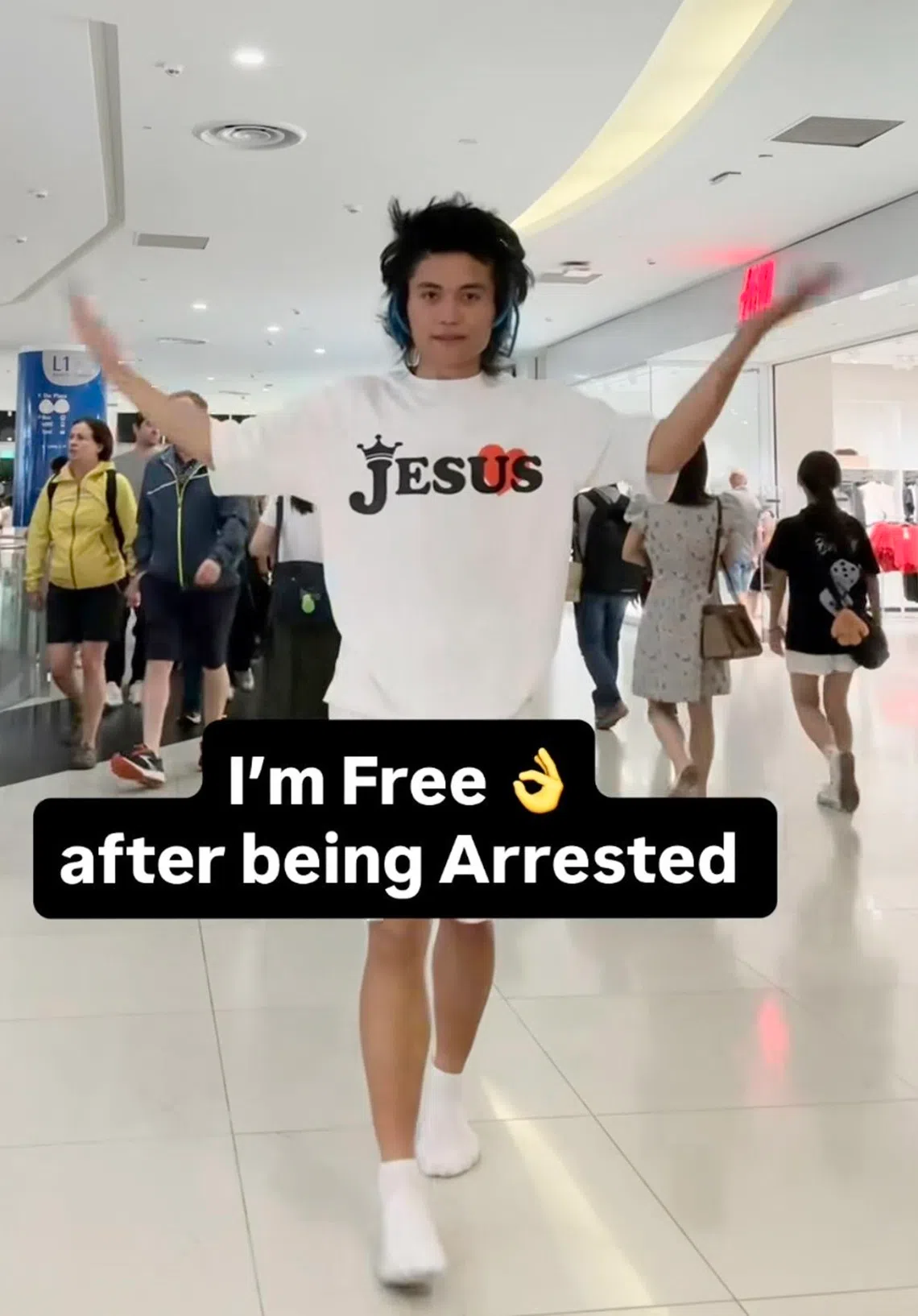 被遣返回国的澳大利亚籍男子文·约翰逊（Johnson Wen）。