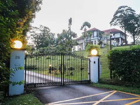 莱道路26号外观。（联合早报）