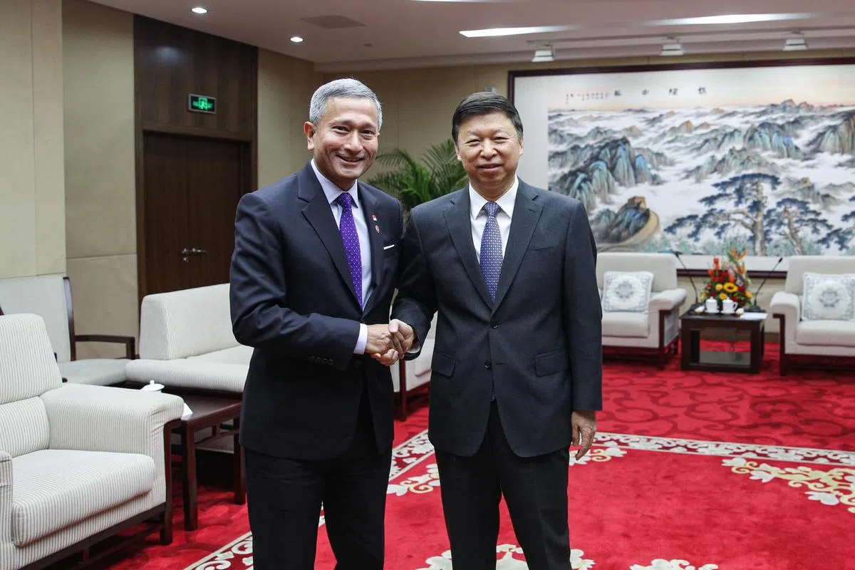 维文与中国国务院台湾事务办公室主任宋涛会面。（维文脸书）