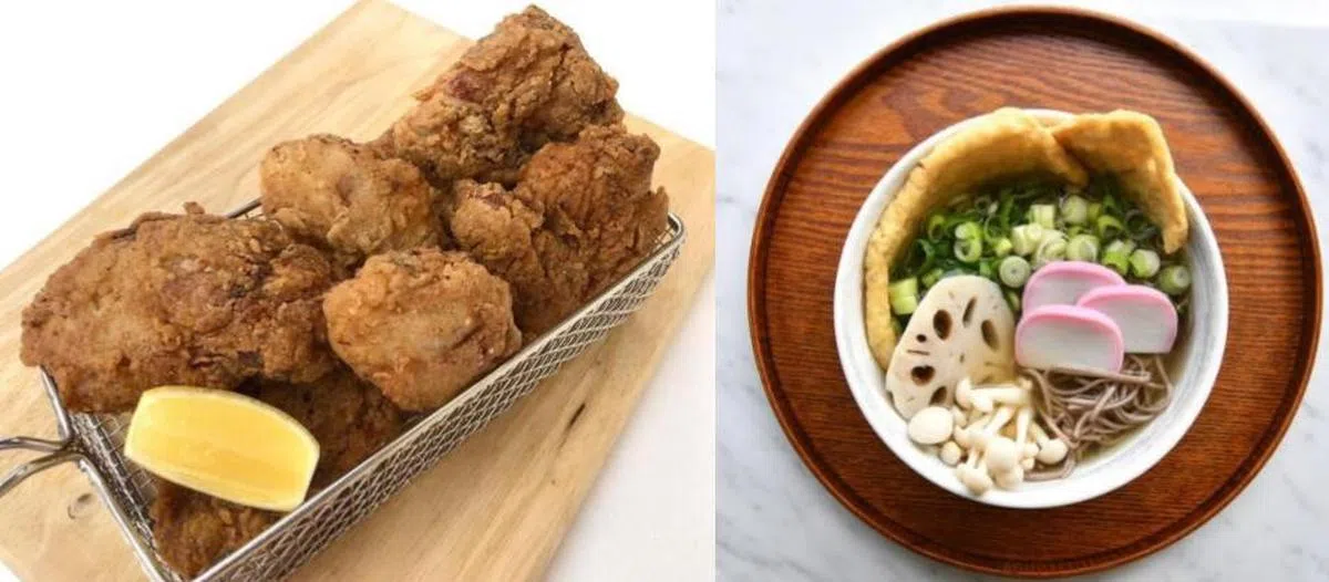 物价上涨，也带动了炸鸡和荞麦面这些平民美食的价格上升。（海峡时报，红蚂蚁制图）