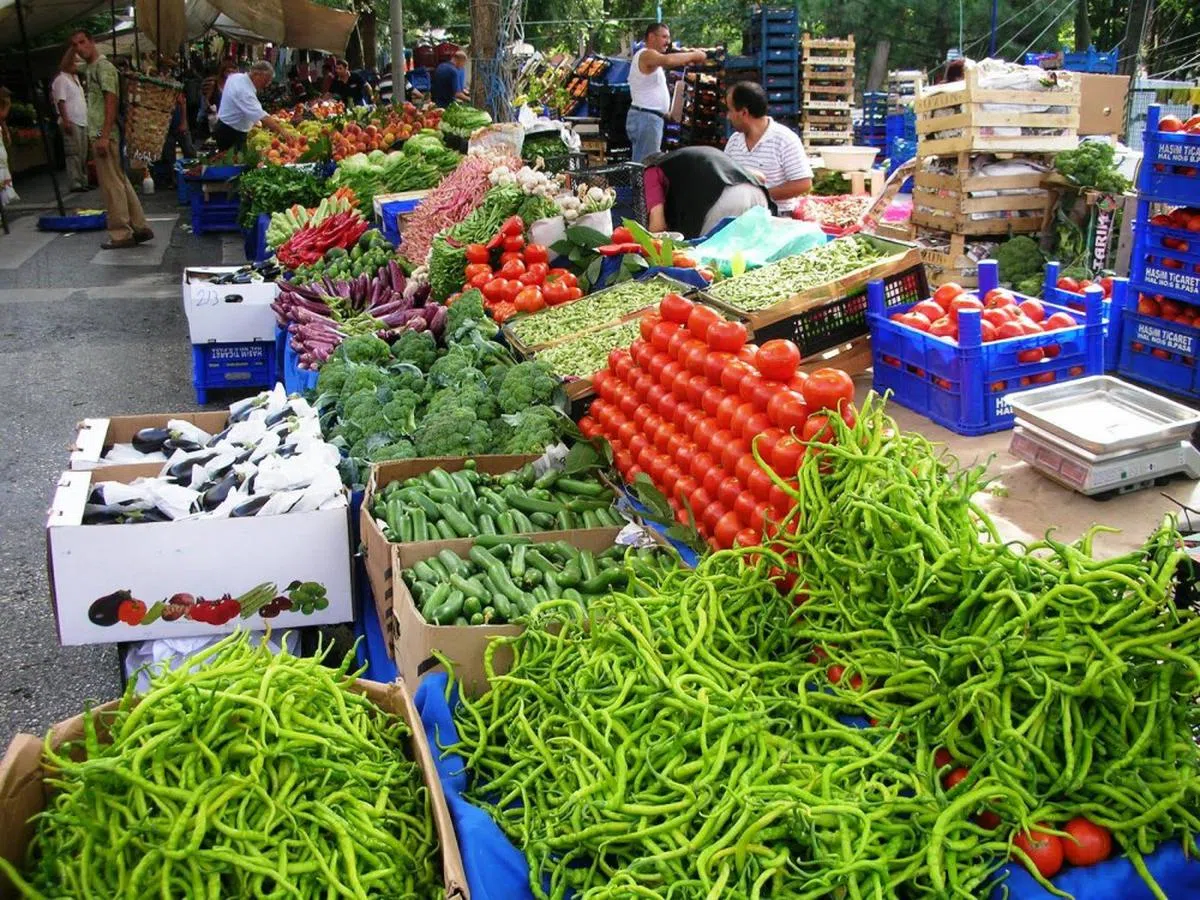  土耳其政府赶在地方选举前广设临时摊位售卖半价蔬菜。（互联网） 