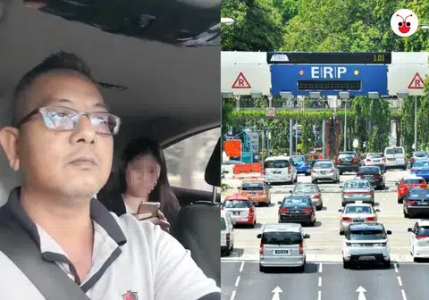 司机申诉载到一个女乘客不满他走的路线需付ERP，想载她到警署解决纠纷，反被她污蔑企图绑架。(宋佳颖制图）