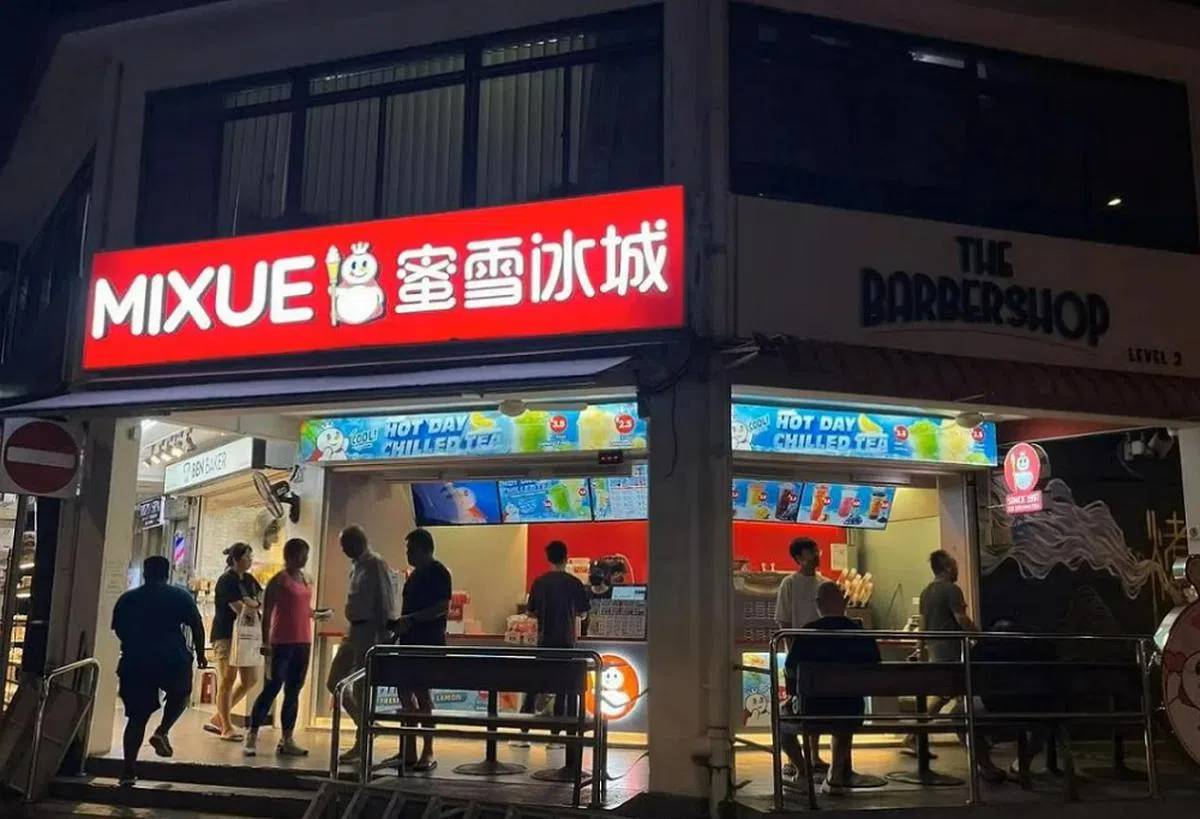 茶饮品牌“蜜雪冰城”。（蜜雪冰城脸书）