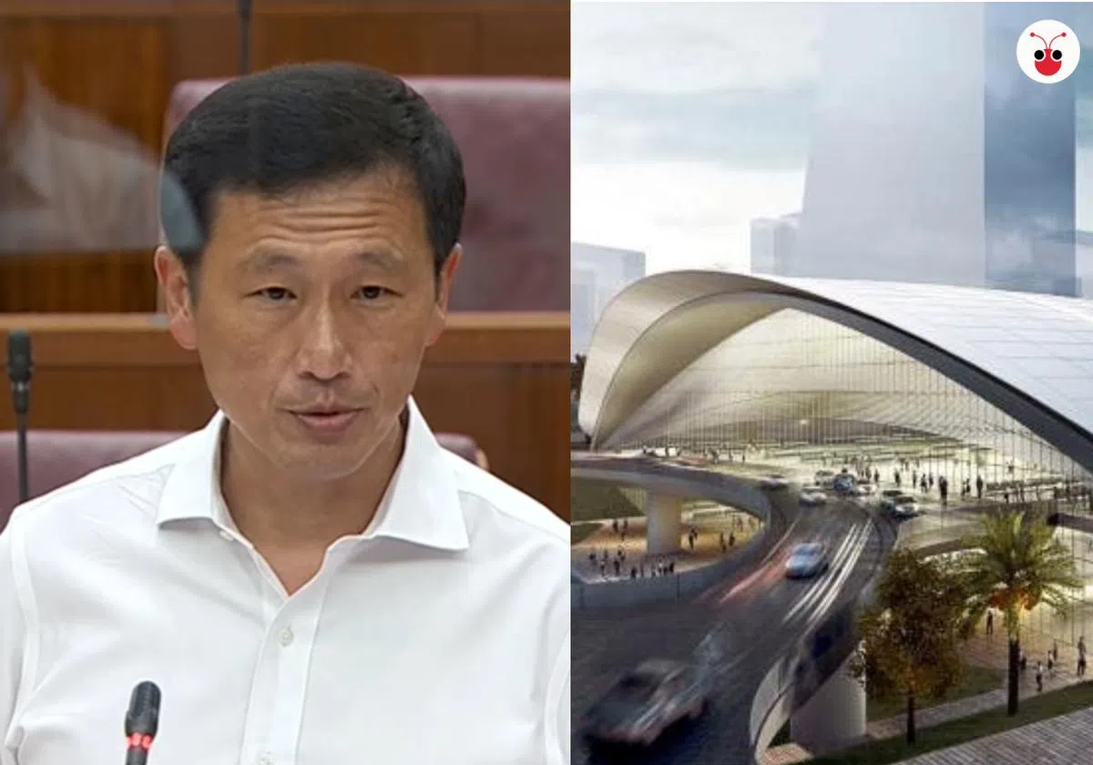  新加坡交通部长王乙康昨天（4日）在国会说明新隆高铁计划告吹原因。（郭跃男制图） 
