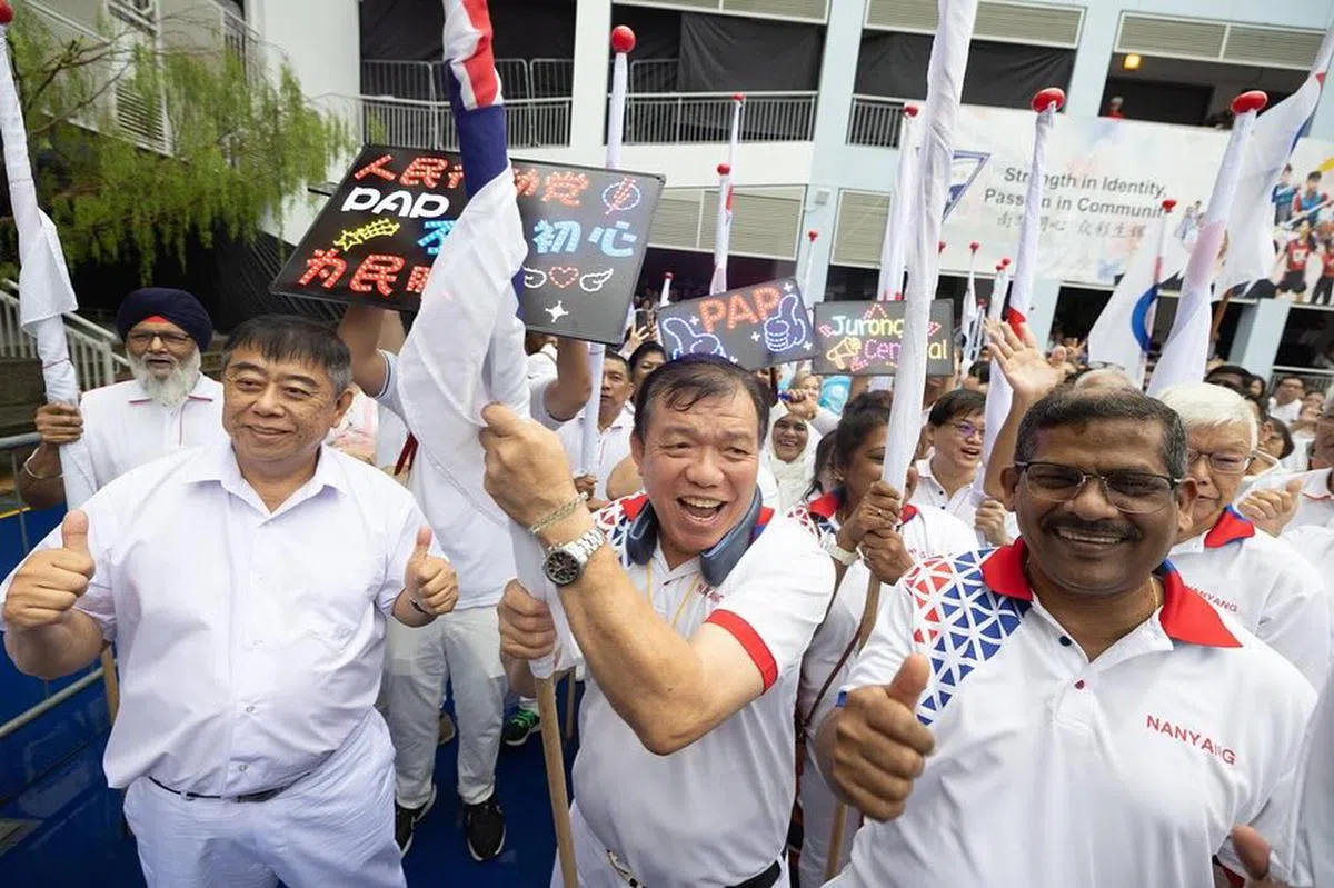 人民行动党。（联合早报）