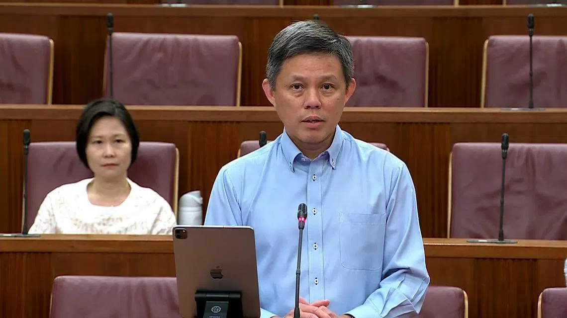 教育部长陈振声。（数码发展及新闻部）