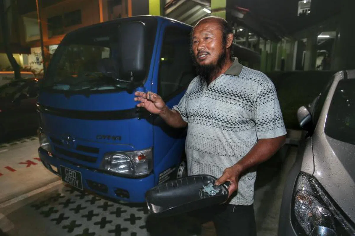  罗厘司机是经营渔场的张胜仲（57岁）。（联合晚报） 