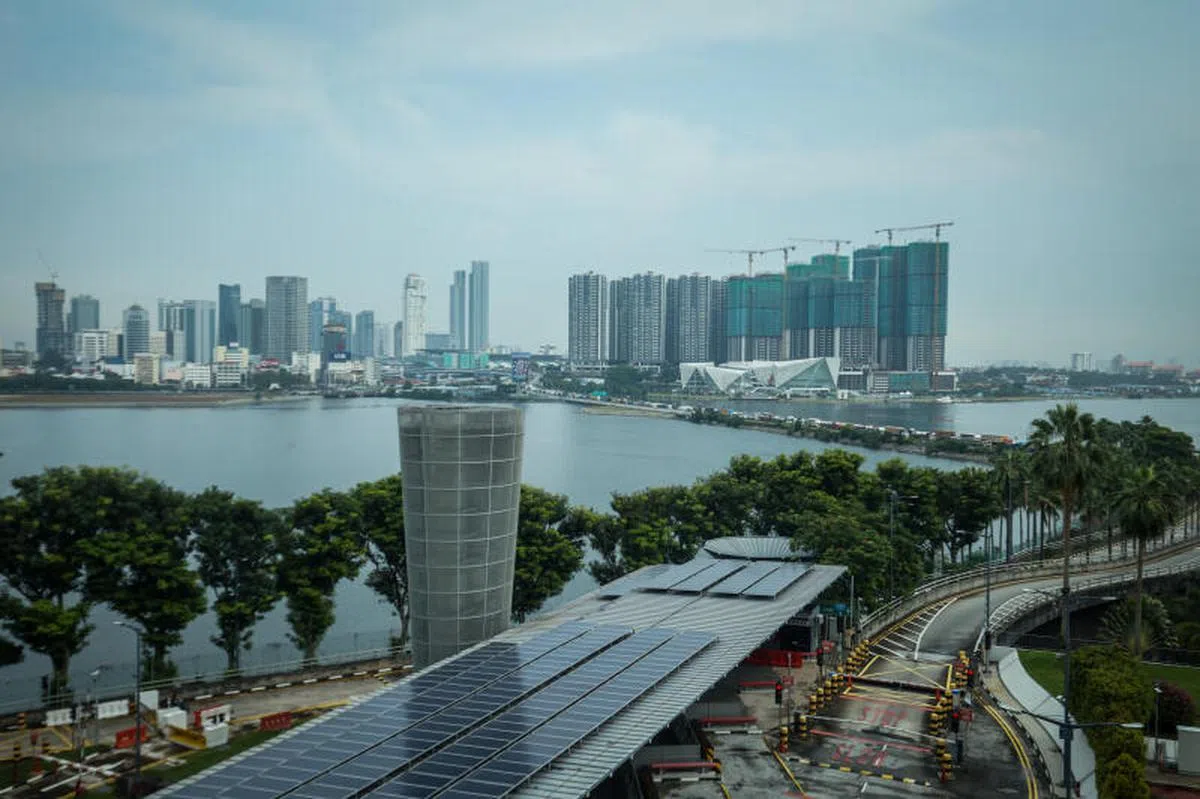  新加坡兀兰关卡。（联合早报） 