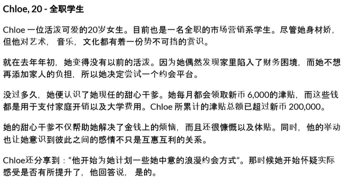  “甜心宝贝”Chloe。（Sugarbook） 