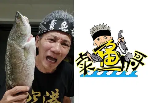 王雷（左）控诉自己的正字商标在中国被有心人士抢先注册。（李国豪制图）