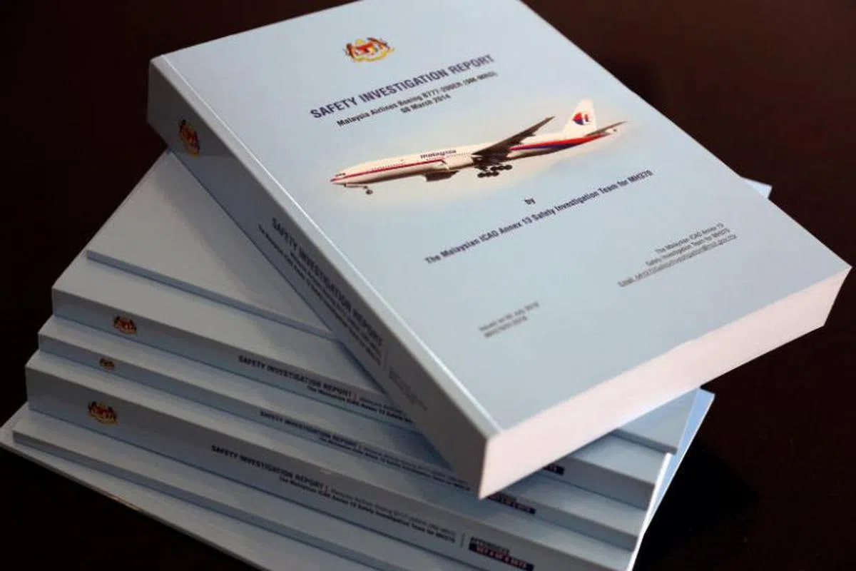  MH370安全调查报告。（路透社） 