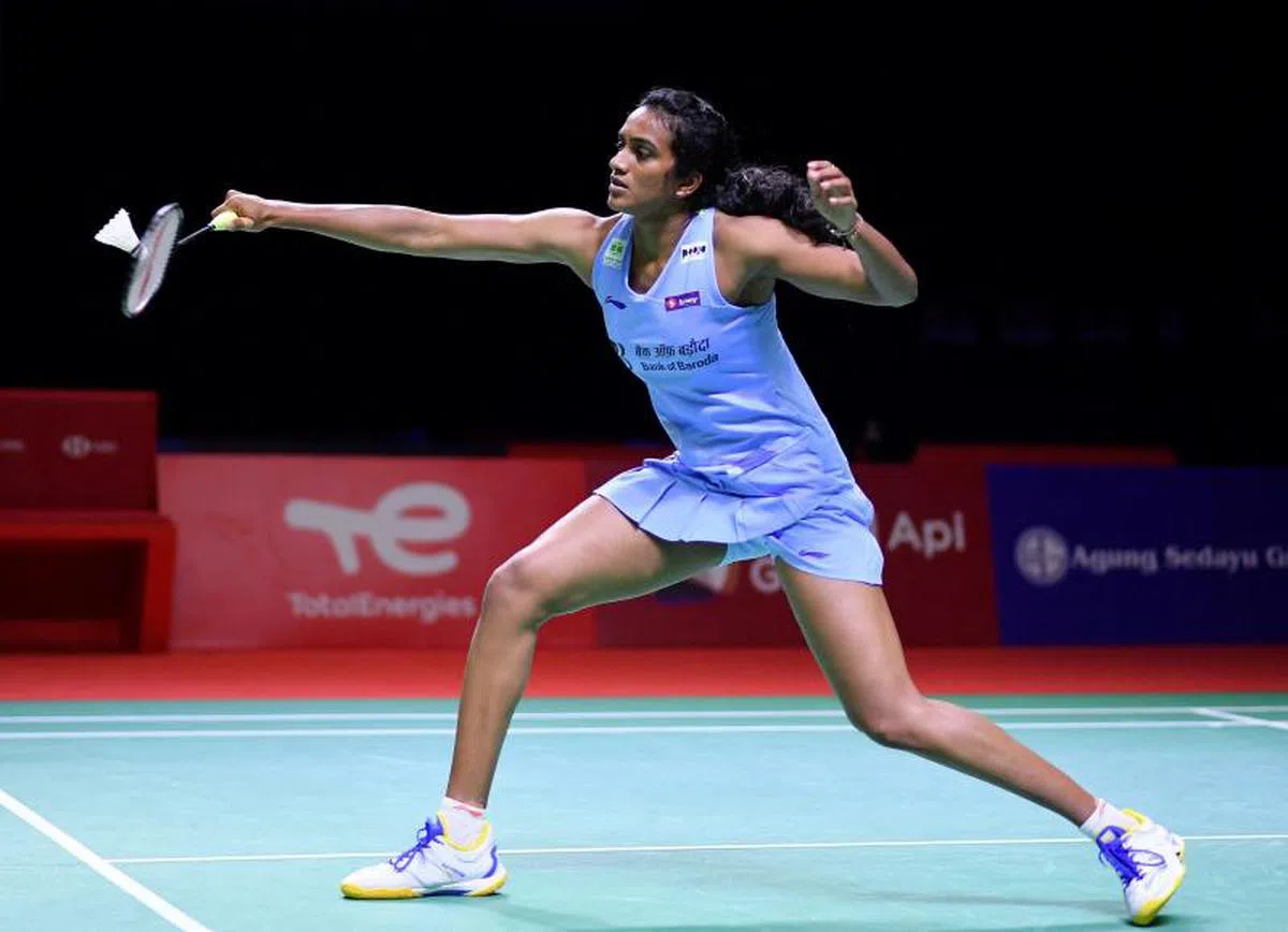 印度女单辛杜。（法新社）