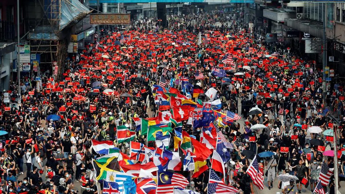  “全球反极权”集会最终没有在新加坡发生。（互联网） 