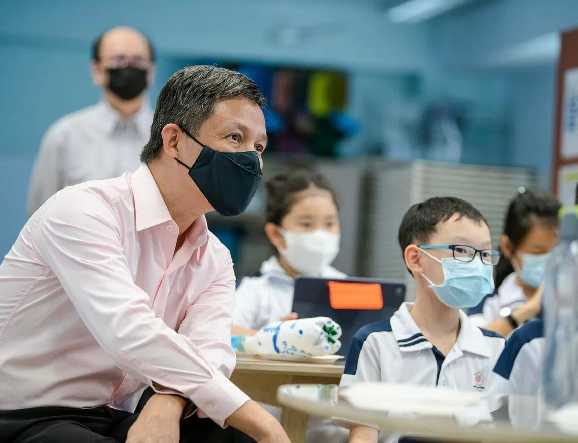 陈振声说，他与孩子不会讨论成绩，如果他们在面对问题时下定决心并有纪律地一一克服，才会让他感到欣慰。（取自陈振声面簿）