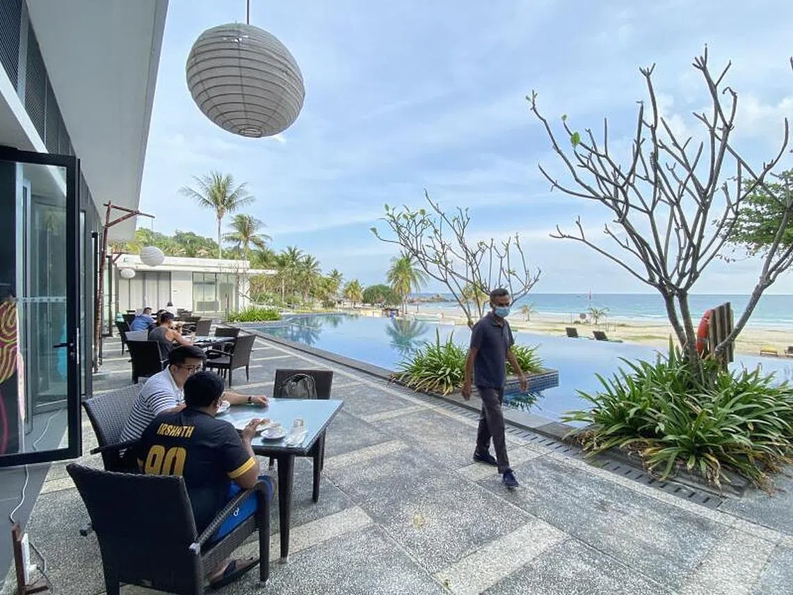 印尼民丹岛Cassia Bintan度假村。（联合早报）