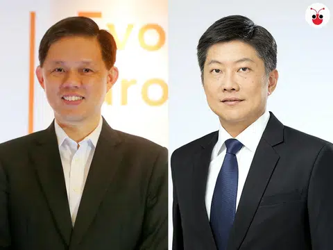 陈振声（左）与黄志明。（卢凌之制图）