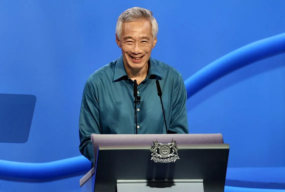 今年是李显龙总理第19次发表国庆群众大会演说。（通讯及新闻部提供）
