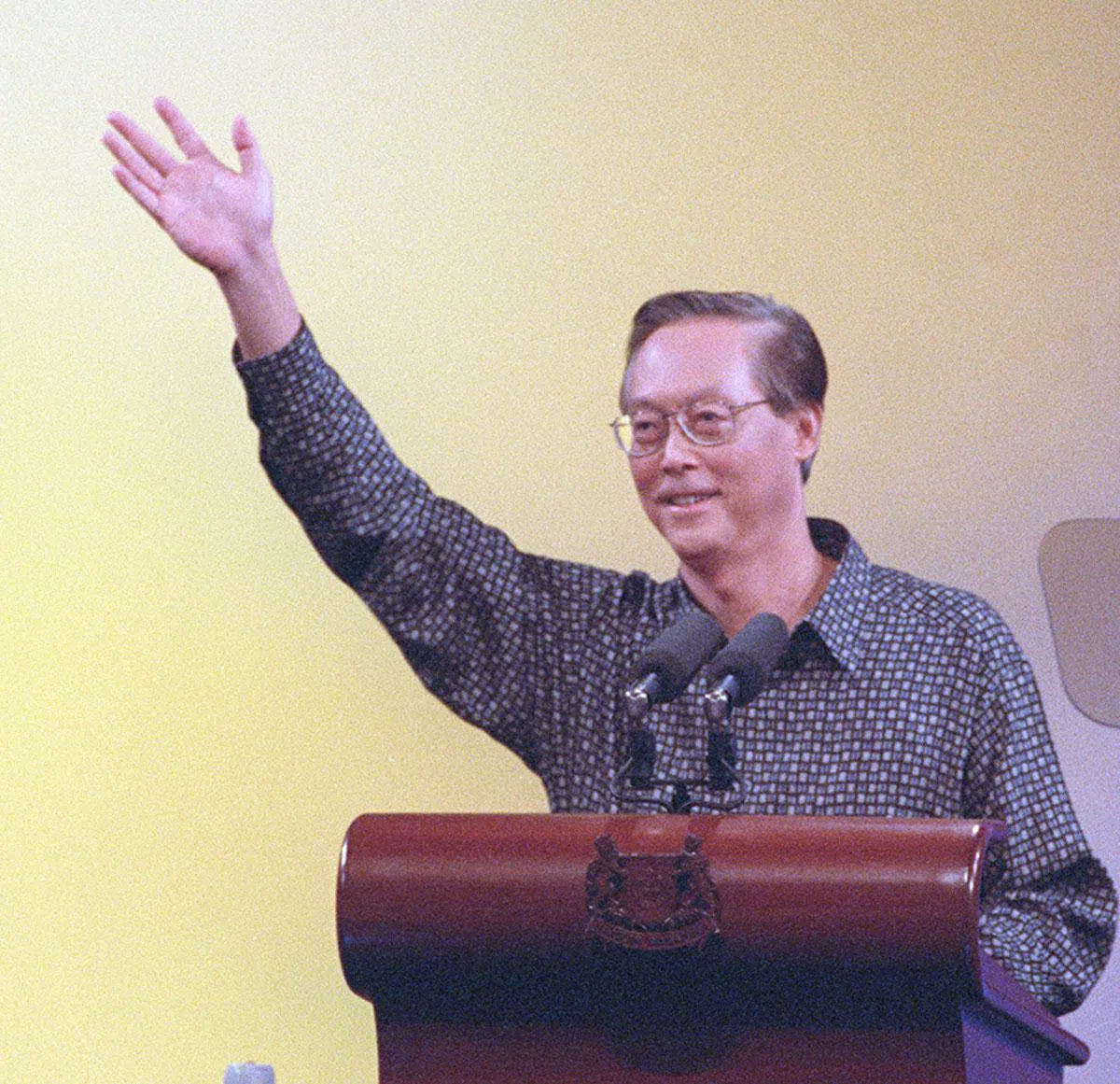  第二代领导班子相对放宽社会舆论空间。图为前总理吴作栋。（联合早报） 