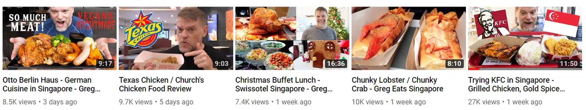  （Greg's Kitchen YouTube 截图） 