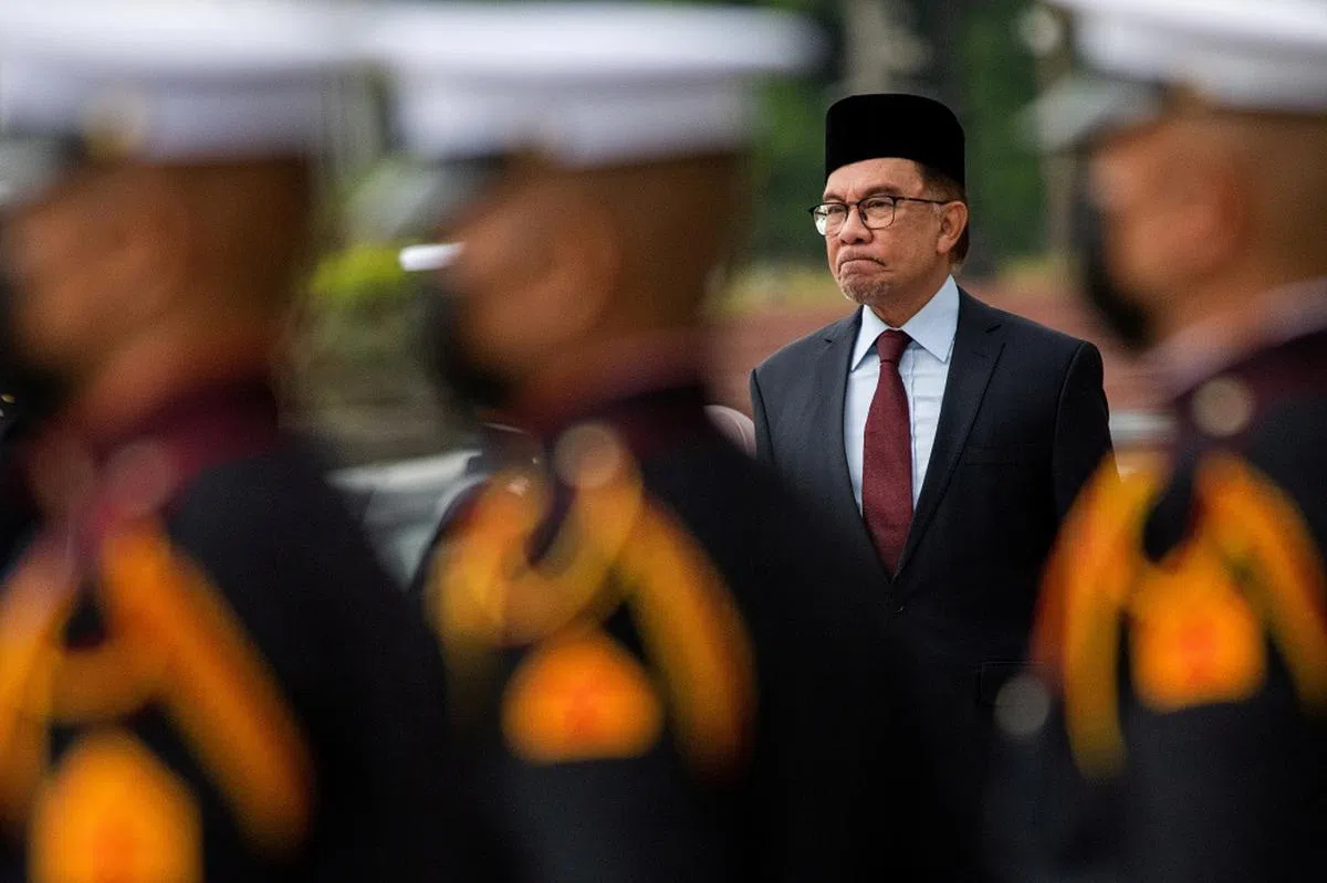 安华忍无可忍终于发火。（路透社）