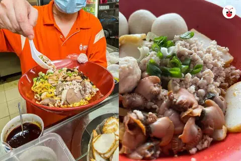 加蚶肉脞面。（联合早报 / 红蚂蚁制图）