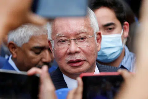 马来西亚前首相纳吉终审定谳，即日起入狱12年。（路透社）