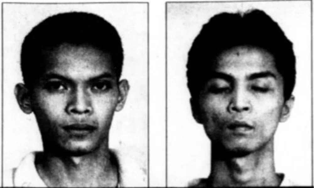 沙夫亚当（左）与诺里斯（右）。