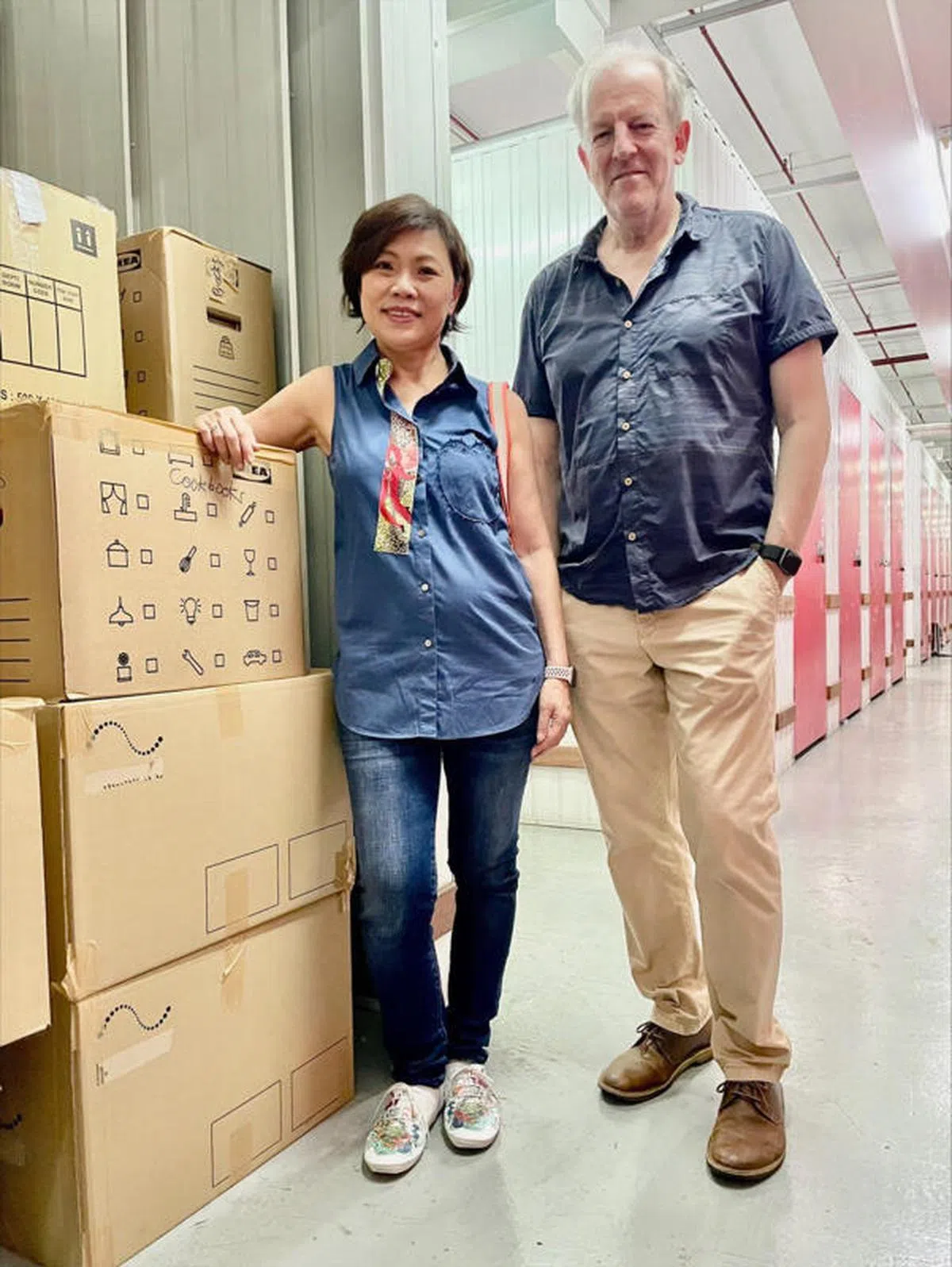 Mabel估计，装修工程应该会在华人新年庆祝活动结束前完成。（LOCK+STORE）