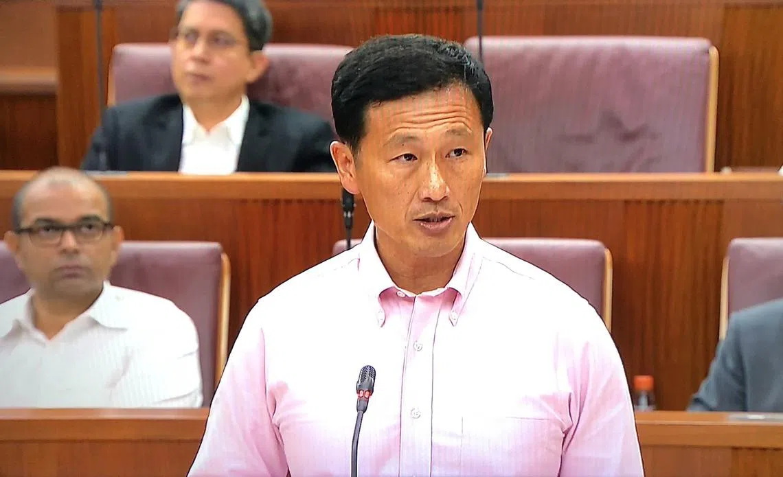 教育部长王乙康。（国会视频截图）