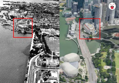 国家档案局释出50年前英国海外测量局为新加坡留下的纪录。（李国豪制图）