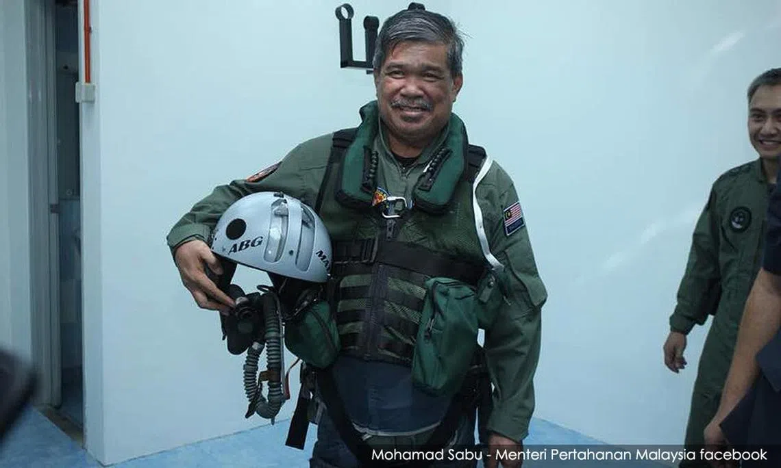 马来西亚国防部长莫哈末沙布。（莫哈末沙布面簿）