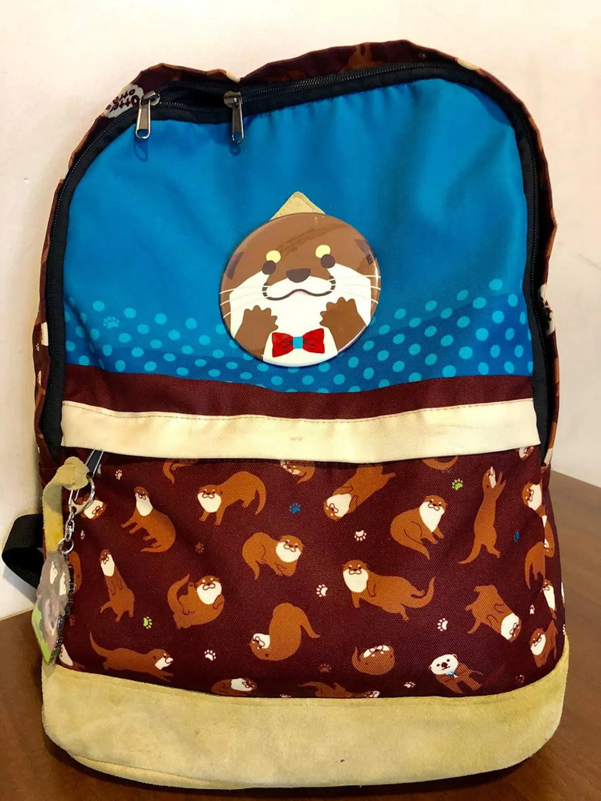  Takahiro Tamatsu先生带的水獭背包（取自Ottercity面簿） 