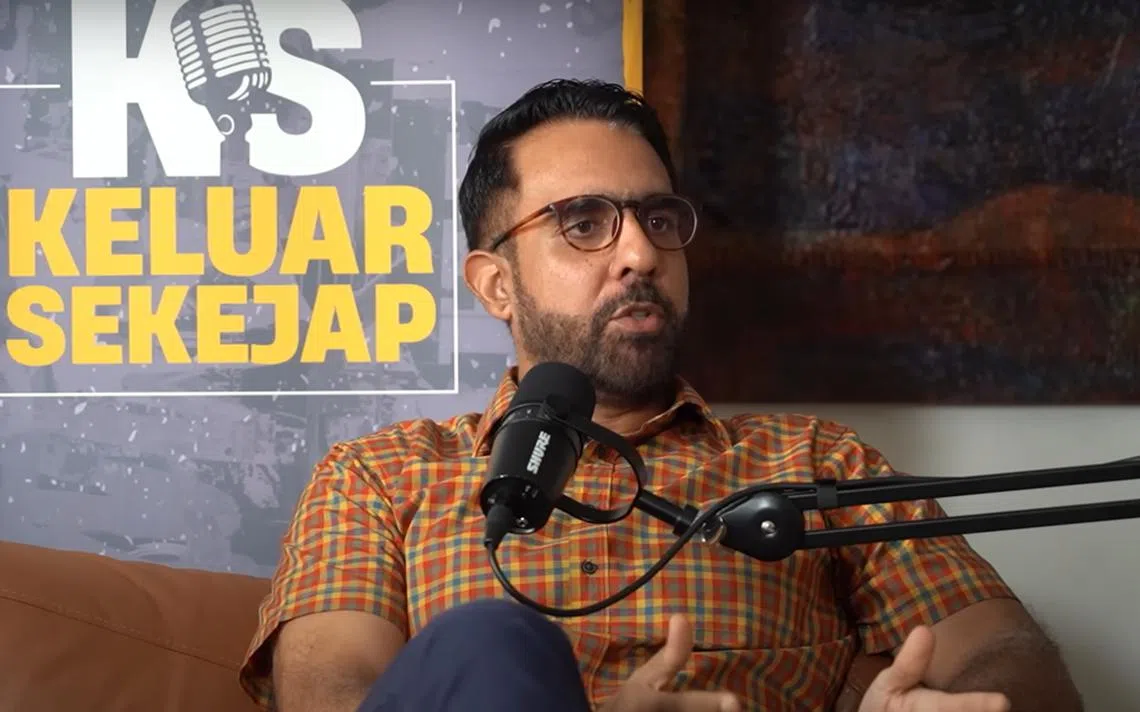 毕丹星在马国前卫长凯利主持的播客节目访谈。（视频截图）