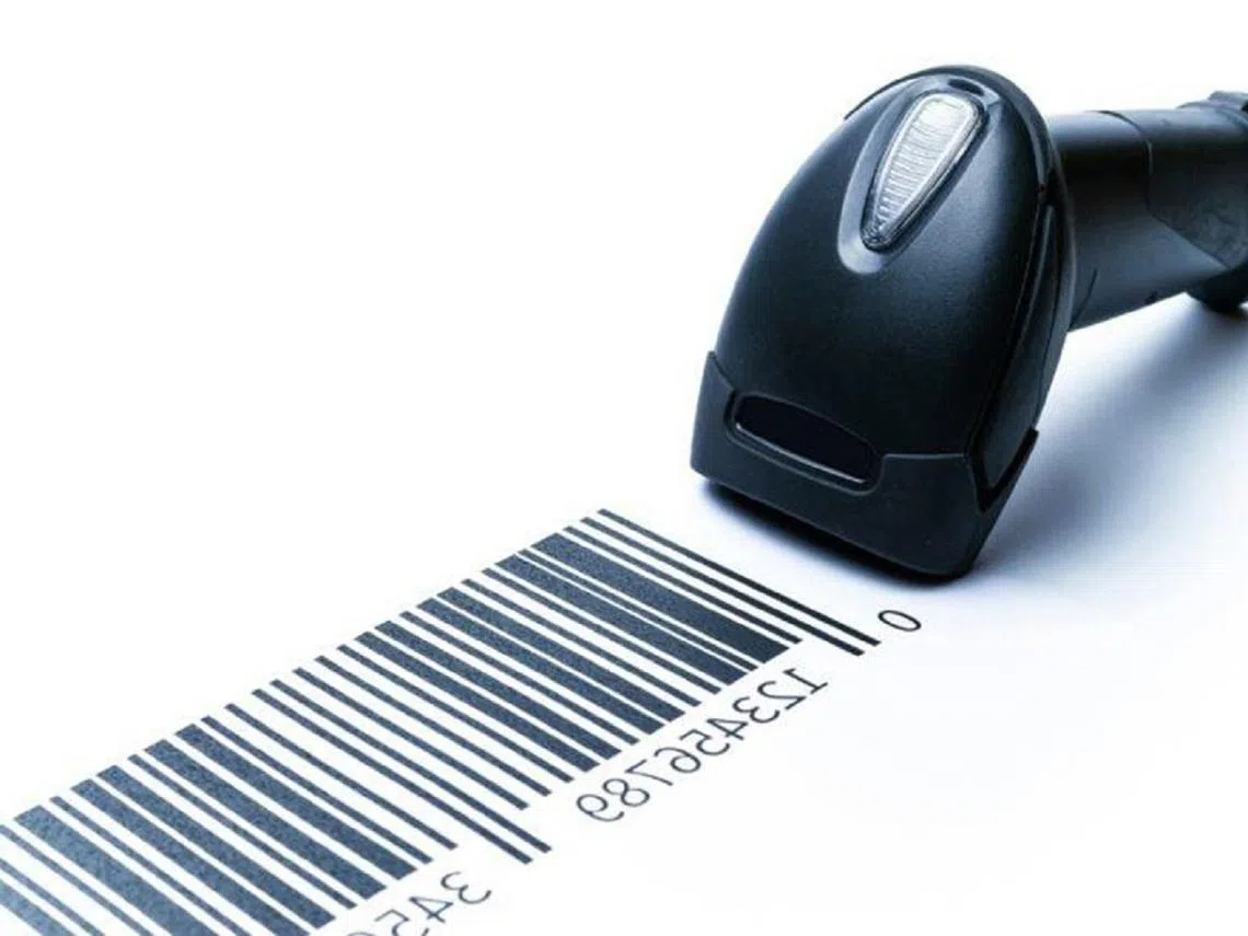 有人形容条码长得像“监狱”。（互联网）