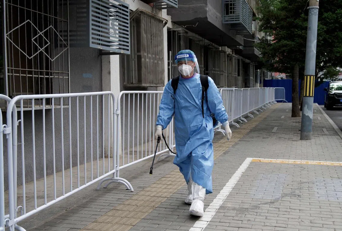 北京近日出现确诊病例，引发是否封城的疑虑。（法新社）