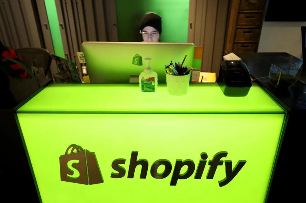Shopify的员工。（路透社）