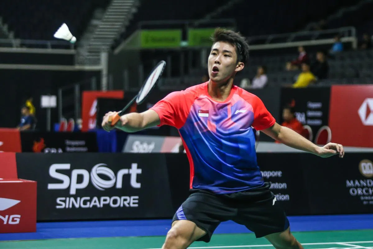  我国羽球国手骆建佑原籍马来西亚。（联合早报） 