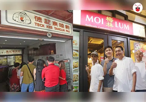 德记东陵包（左）明天结业，梅林酒家则将于3月15日结束99年的辉煌历史。（曾庆祥制图）