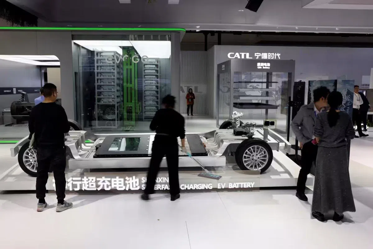 车用电池是电动车的核心。（路透社）