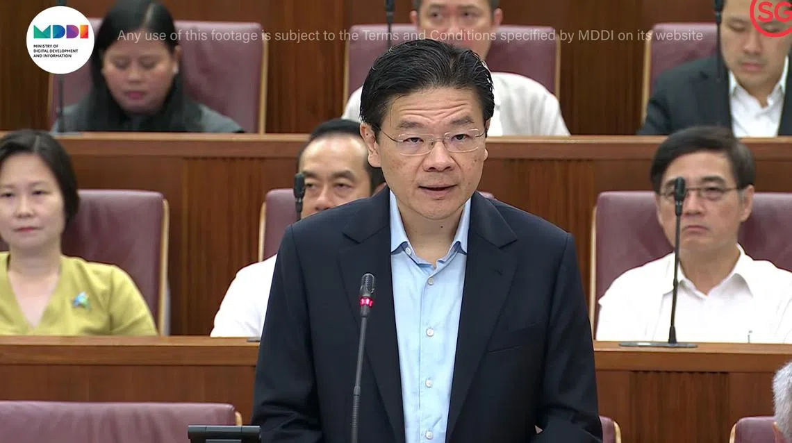 新加坡总理兼财政部长黄循财。（gov.sg视频截图）