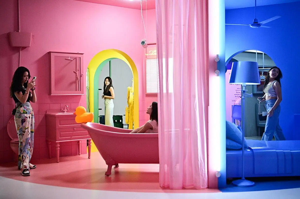设在滨海湾花园的多感官体验展29Rooms。（海峡时报）