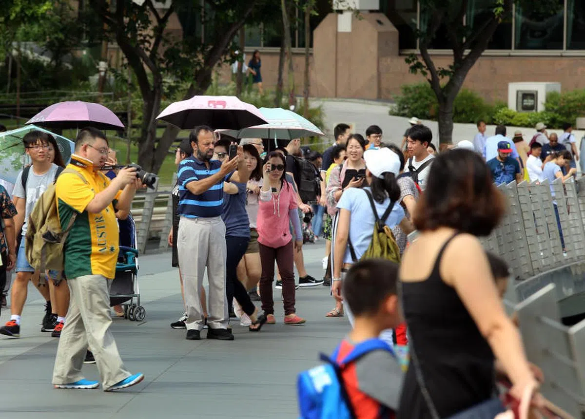 中国、印度尼西亚和印度是我国三大旅客来源地。（联合早报）